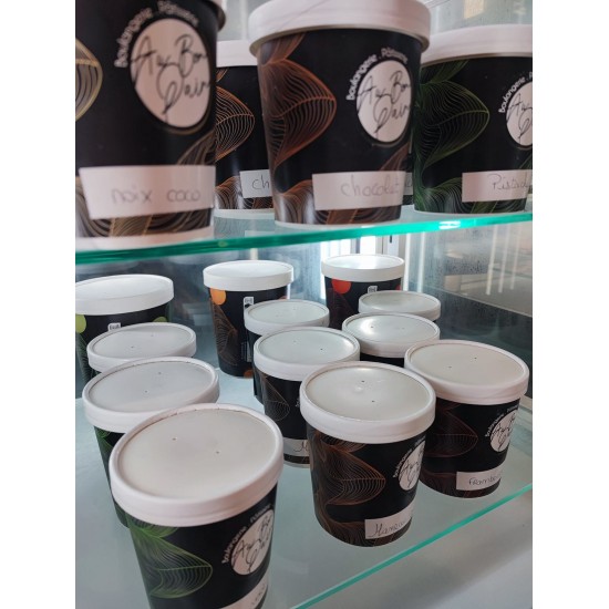 Pot de Glace 1 L - Vanille,...